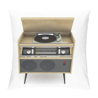 Personality  Vintage Turntable With Radio Pillow Covers