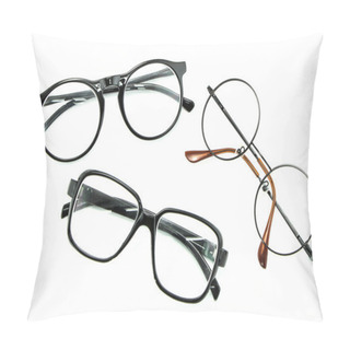 Personality  Optical Vintage Glasses Isolated Pillow Covers
