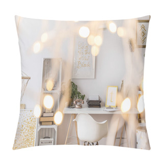 Personality  Room With Creative Lighting Pillow Covers