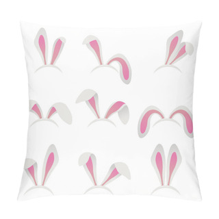 Personality  Easter Bunny Ears Mask Pillow Covers
