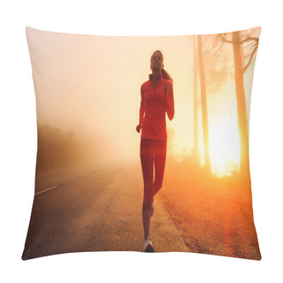 Personality  Running Woman Pillow Covers