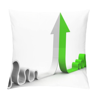 Personality  Bright 3d Arrows In Merging Pillow Covers
