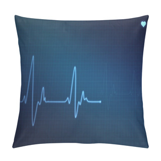 Personality  Heartbeat Monitor Pillow Covers