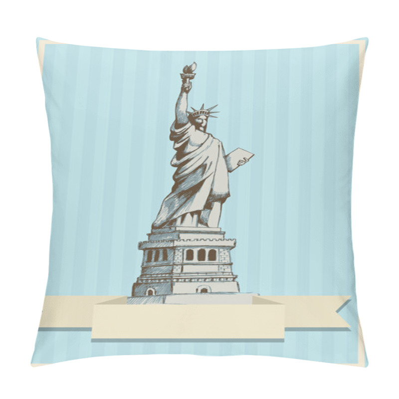 Personality  Lady Liberty pillow covers