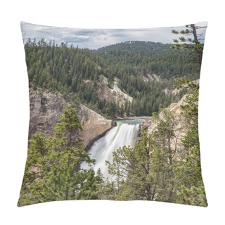 Personality  Mighty Yellowstone Falls Pillow Covers