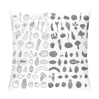 Personality  Vegetables And Tropical Fruits Pillow Covers