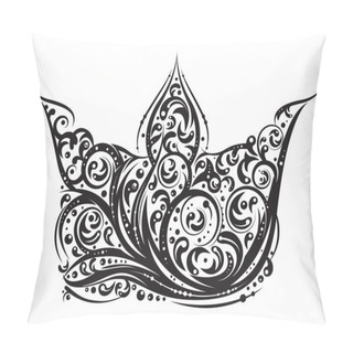 Personality  Crown Tattoo Pillow Covers