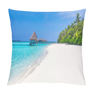 Personality  Tropical Island In Maldives Pillow Covers
