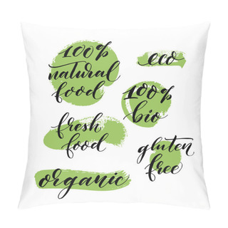 Personality  Handwritten Calligraphy Organic Phrase.  Pillow Covers