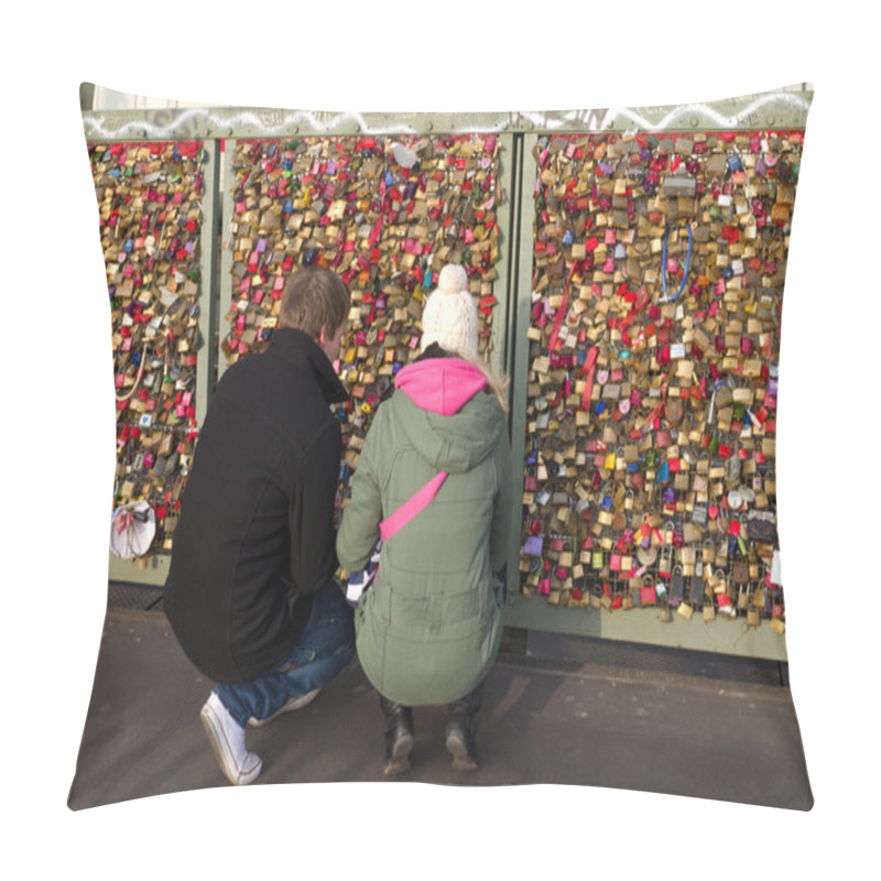 Personality  Love Padlocks Pillow Covers