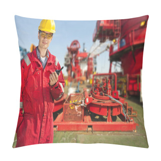 Personality  Shipping Engineer Pillow Covers