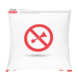 Personality  Do Not No Blowing Of Horn Pillow Covers