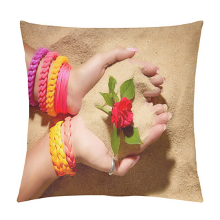 Personality  Rose. Colorful Summer Complements Pillow Covers