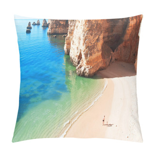 Personality  Coastal Cliffs (Ponta Da Piedade), Lagos, Portugal Pillow Covers