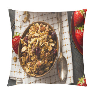 Personality  Healthy Homemade Granola With Nuts Pillow Covers