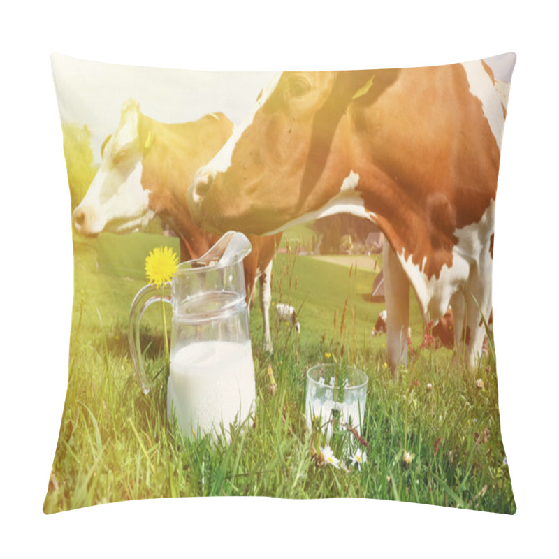 Personality  Milk and cows pillow covers
