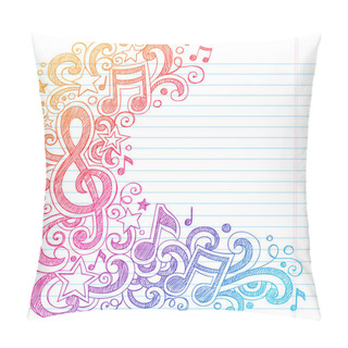 Personality  Music Notes G Clef Vector Pillow Covers