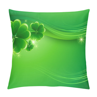 Personality  St. Patricks Day Background. Vector Illustration Pillow Covers