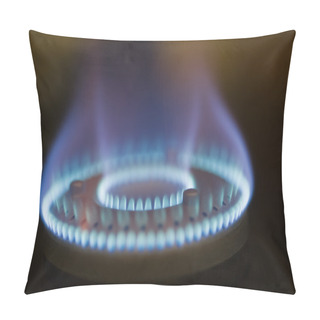 Personality  Flames On A Gas Stove Pillow Covers