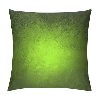 Personality  Green Background Black Grunge Texture Pillow Covers