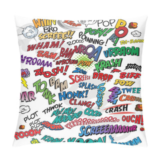 Personality  Comic Book - Words Pillow Covers