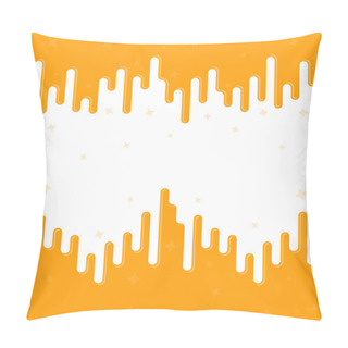 Personality  Vector Dripping. Template For Us Pillow Covers