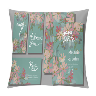 Personality  Cosmos Flowers And Crocuses Pillow Covers