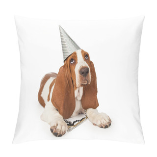 Personality  Festive Basset Hound Puppy Pillow Covers