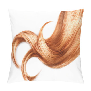 Personality  Lock Of Red Hair Closeup Pillow Covers
