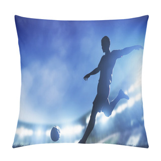 Personality  A Player Shooting On Goal Pillow Covers