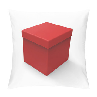 Personality  3d Red Box, Square Shape Pillow Covers