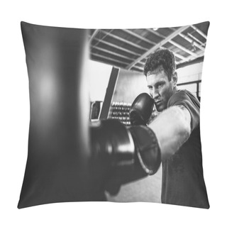 Personality  Athletic Man Training Boxing Pillow Covers