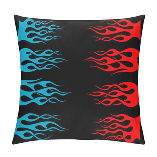 Personality  Tribal Flames Set Pillow Covers