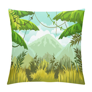 Personality  Tropical Nature  Landscape Pillow Covers
