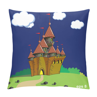 Personality  Castle Vector Pillow Covers