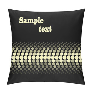 Personality  Vector Golden Dotted Design Pillow Covers