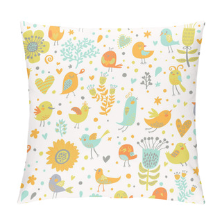 Personality  Retro Garden Seamless Pattern Pillow Covers