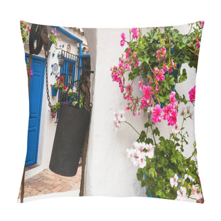 Personality  Festival Of The Courtyards, Cordoba (Spain) Pillow Covers