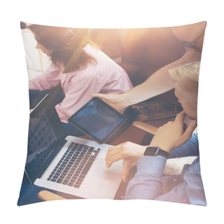 Personality  Young Business People Pillow Covers