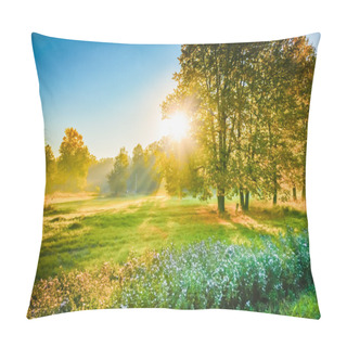 Personality  Ray Of Sunshine Through The Tree Pillow Covers