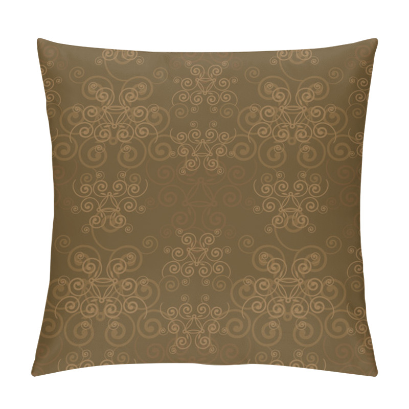 Personality  Elegant Sepia Pattern pillow covers
