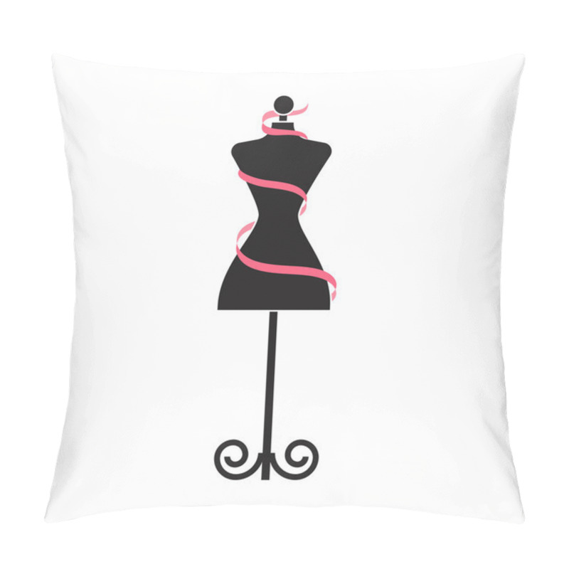 Personality   Dummy Dress Illustration Vector Pillow Covers