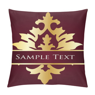 Personality  Abstract Background With Curl In The Victorian Style Pillow Covers