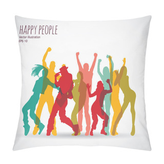 Personality  Young People On The Party .  Pillow Covers