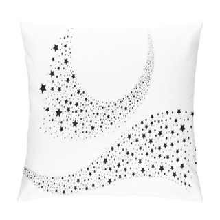 Personality  Star Trail For Christmas Illustration Pillow Covers