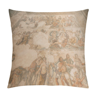 Personality  Ancient Mythology Mosaics In House Of Theseus Pillow Covers