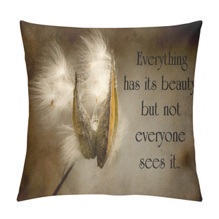 Personality  Inspirational Quote. Pillow Covers