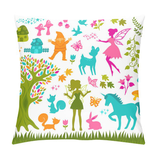 Personality  Magical Forest Silhouetes Pillow Covers