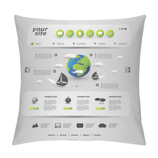 Personality  Website Template Pillow Covers