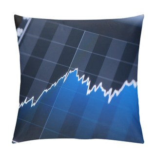 Personality  Stock Chart Growth Pillow Covers